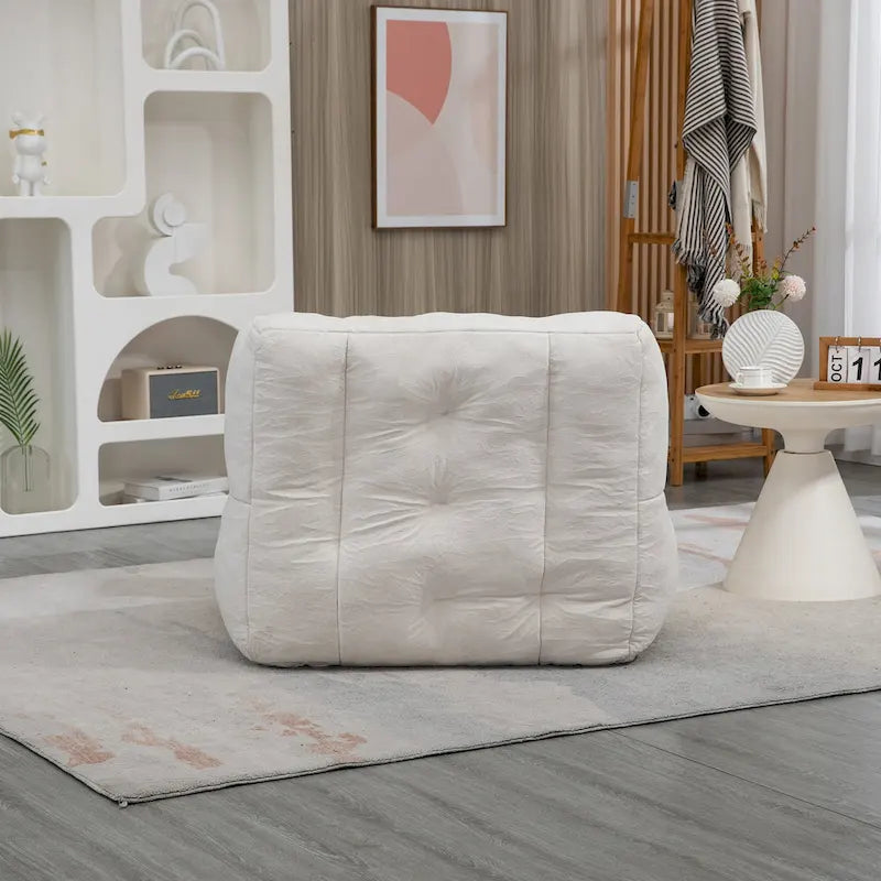 Moderna poltrona reclinabile per adulti con memory foam ad alta densità e 1 poggiapiedi per camera da letto e sala lettura
