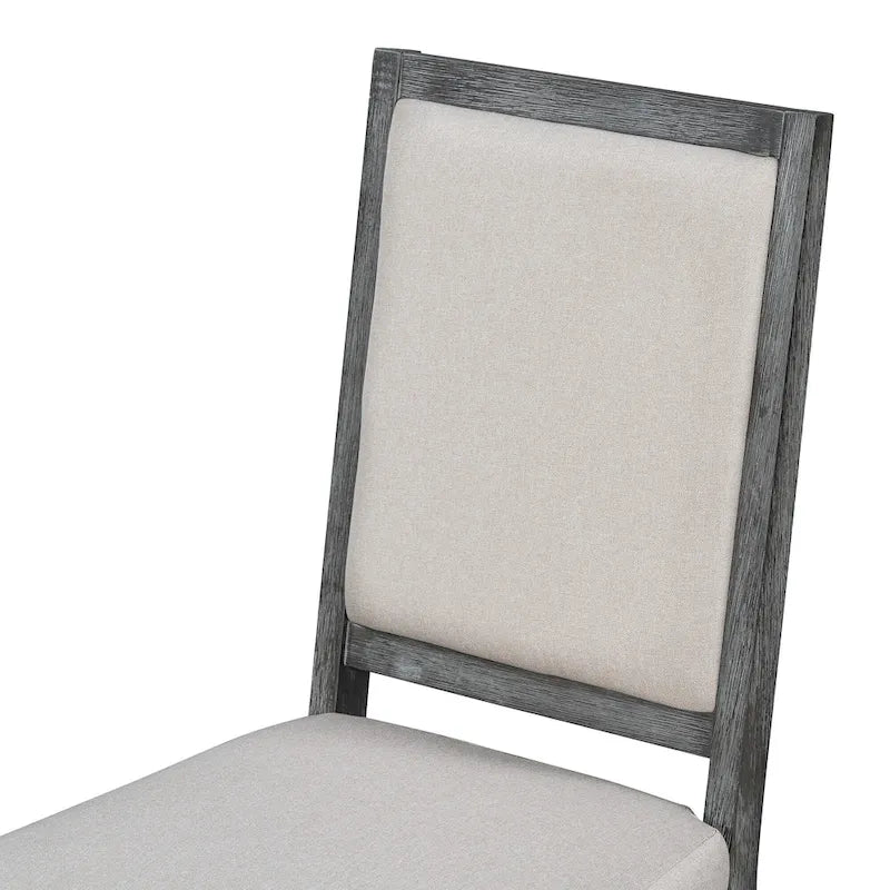 Set da pranzo in legno nero da 5 pezzi con tavolo rotondo allungabile e 4 sedie