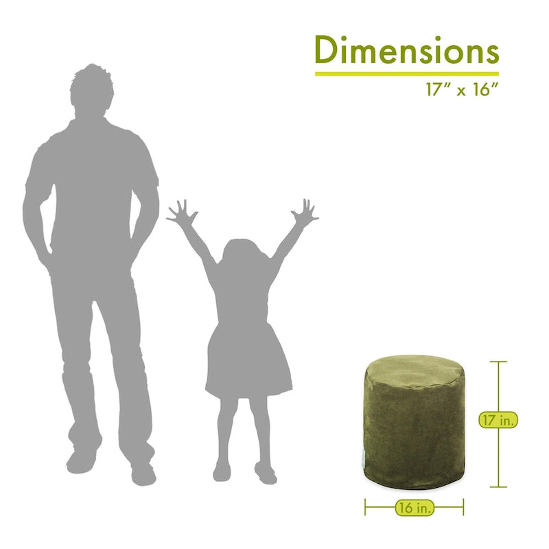 Pouf Contenitore da Interno 40 L x 40 P x 43 H