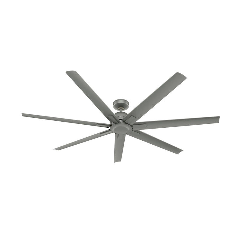 Ventilatore da soffitto da esterno Windmill da 72 pollici con controllo a parete - Adatto per ambienti umidi, stile industriale moderno, ENERGY STAR