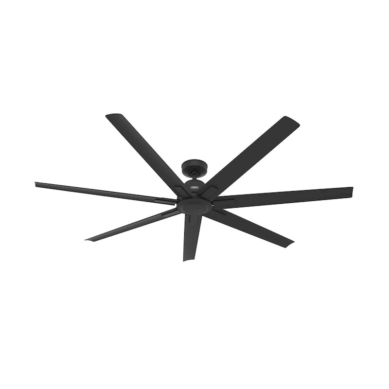 Ventilatore da soffitto da esterno Windmill da 72 pollici con controllo a parete - Adatto per ambienti umidi, stile industriale moderno, ENERGY STAR