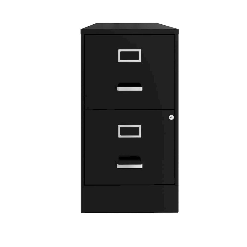 Classificatore in metallo a 2 cassetti profondo 56 cm - Nero