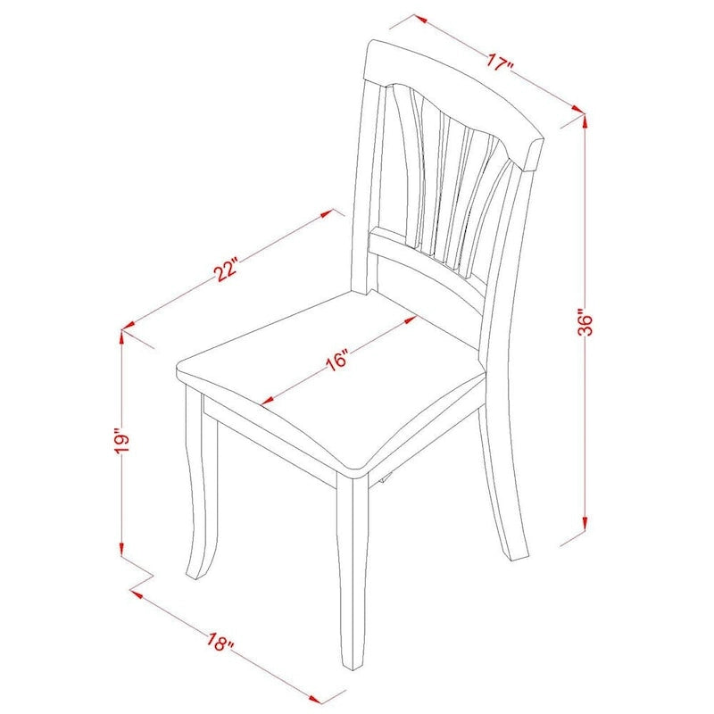 East West Furniture Set da 9 Pezzi con Tavolo Moderno, Include un Tavolo Ovale in Legno e 8 Sedie da Cucina, Quercia (Opzioni Seduta)