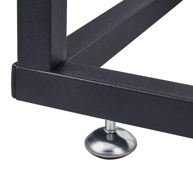 Tavolino a C Set da 2 – Piccolo Tavolino Laterale con Struttura in Metallo