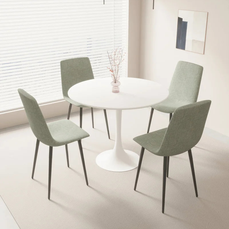 Tavolo da pranzo rotondo Tulip Mid Century da 31,5" per 4 persone
