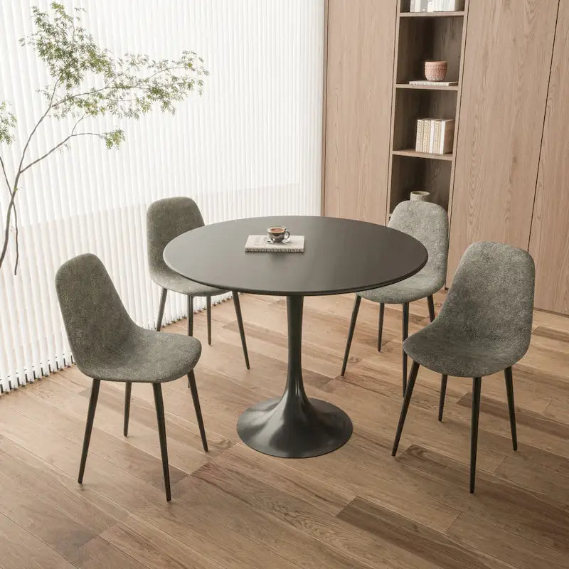 Tavolo da pranzo rotondo Tulip Mid Century da 31,5" per 4 persone
