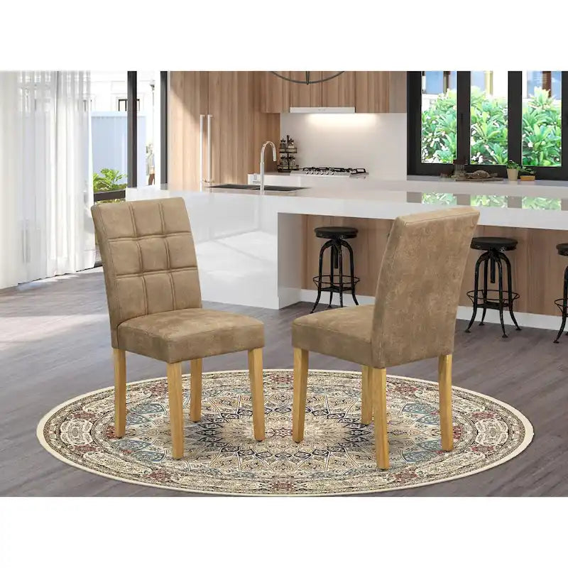Sedie da pranzo Austin Parson, set da 2 (opzioni di colore e tessuto)