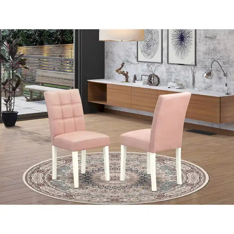 Sedie da pranzo Austin Parson, set da 2 (opzioni di colore e tessuto)