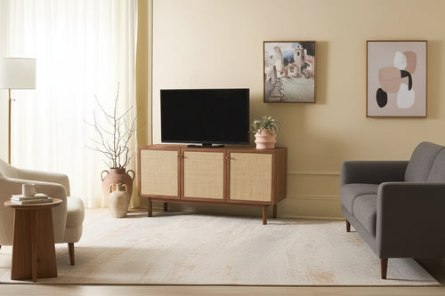 SAFAVIEH Home Aino 3 Door Sideboard/Media Stand - 54Wx19Dx30H