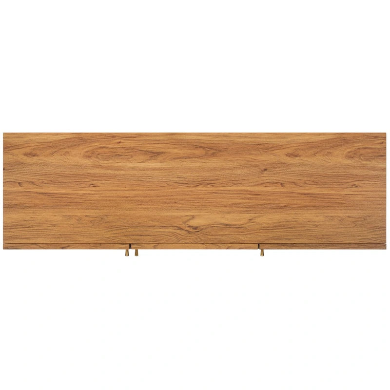 Credenza Media 3 Ante in Rattan - 54Lx19Px30H