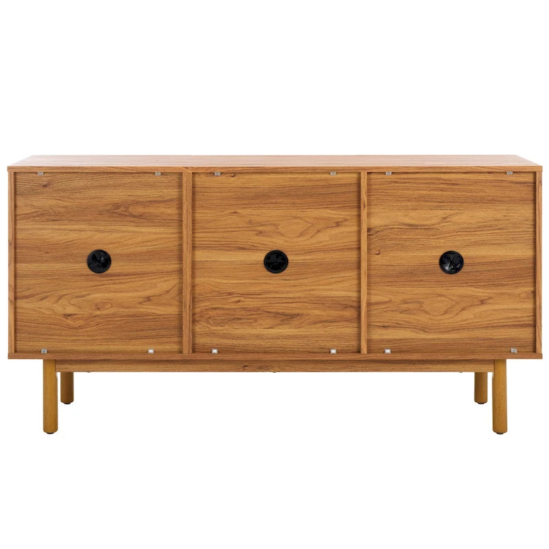 Credenza Media 3 Ante in Rattan - 54Lx19Px30H
